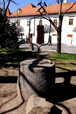 Prag 'ın eski kenti müzenin iç mimarisi.