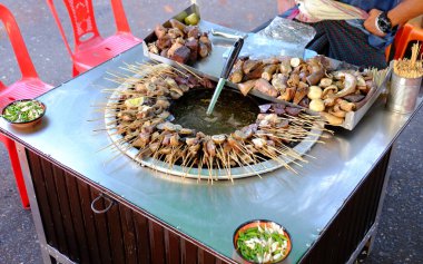 Yangon 'da sokak yemeği