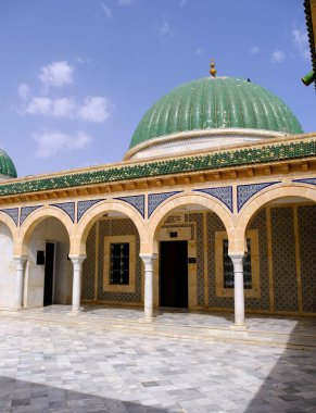 Manastır Tunus 'un eski kasabası. Güzel fotoğraf. 