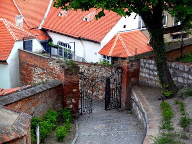 Eski şehrin manzarası.