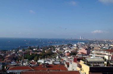 İstanbul ve Bosphorus manzarası
