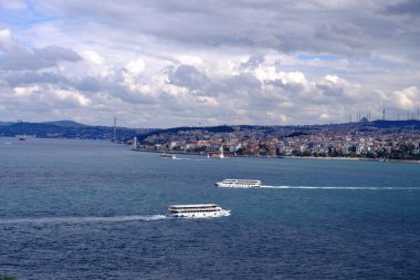 İstanbul, Türkiye: İstanbul 'un ve İstanbul' un manzarası.