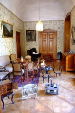 Güzel tarih bohem romantik atmosfer ve tarih şatoları ve şatolarla dolu güzel binalar.