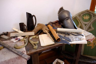 Güzel tarih bohem romantik atmosfer ve tarih şatoları ve şatolarla dolu güzel binalar.