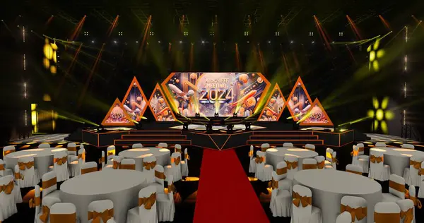 3d olay sahnesi tasarımı