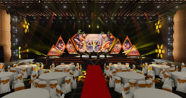 3d olay sahnesi tasarımı