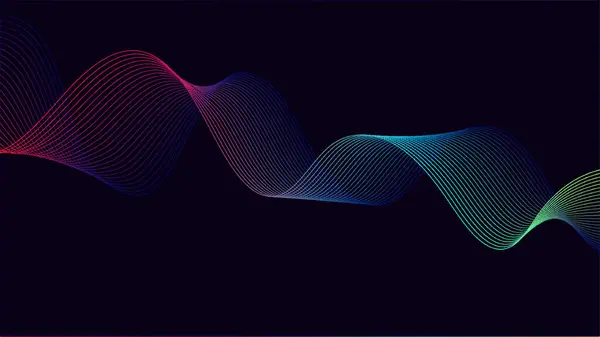 Dalga hat illüstrasyon vektör