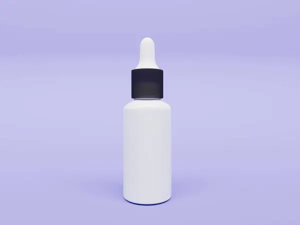 blank bottle of cosmetic product