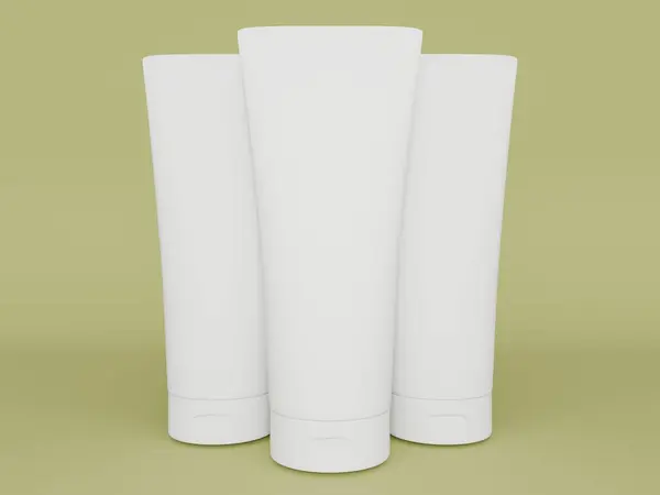 blank cosmetic package for your product. 3d rendering