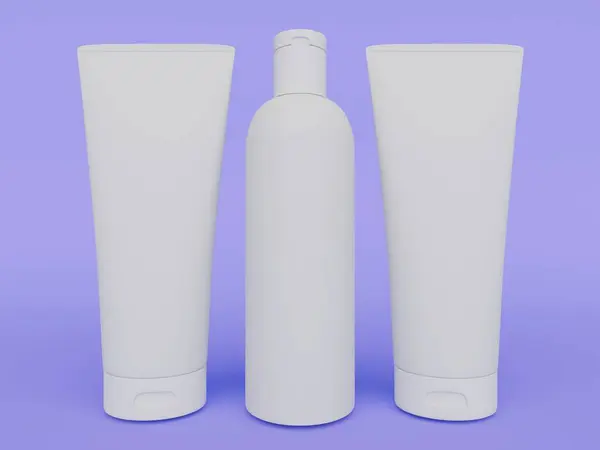 cosmetic bottle 3d render