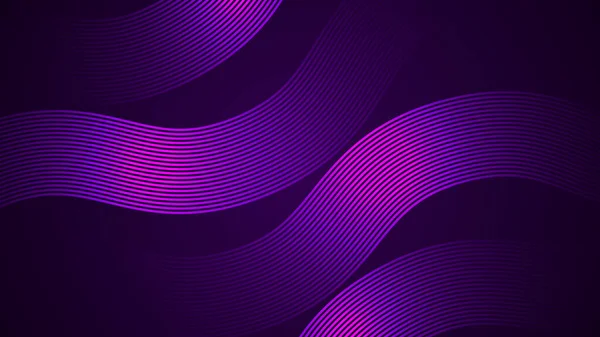 Темно Фиолетовый Фон Линиями Стиле Серпантина Качестве Основного Компонента — стоковый вектор
