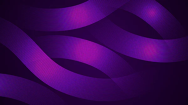 Fundo Abstrato Violeta Escuro Com Linhas Estilo Serpentino Como Componente —  Vetores de Stock