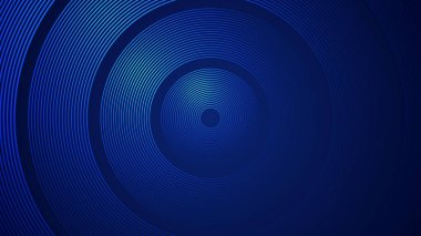 Ana öge olarak çizgileri geometrik biçiminde koyu mavi soyut arkaplan.