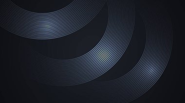 Ana öge olarak çizgileri eğri stil geometrik olan siyah basit soyut arkaplan.