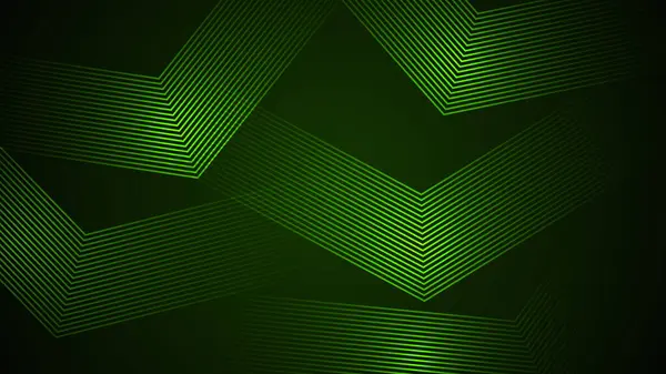 Fond Abstrait Simple Vert Foncé Avec Des Lignes Dans Style — Image vectorielle