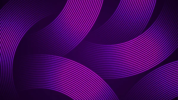 Темно Фиолетовый Простой Фон Линиями Изогнутом Геометрическом Стиле Качестве Главного — стоковый вектор