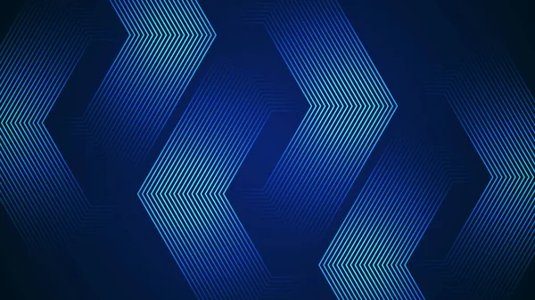 Tmavě Modré Jednoduché Abstraktní Pozadí Liniemi Geometrickém Stylu Jako Hlavní — Stockový vektor