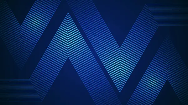 Azul Escuro Fundo Abstrato Simples Com Linhas Estilo Geométrico Como — Vetor de Stock