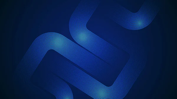 Donkerblauwe Eenvoudige Abstracte Achtergrond Met Lijnen Een Geometrische Stijl Als — Stockvector