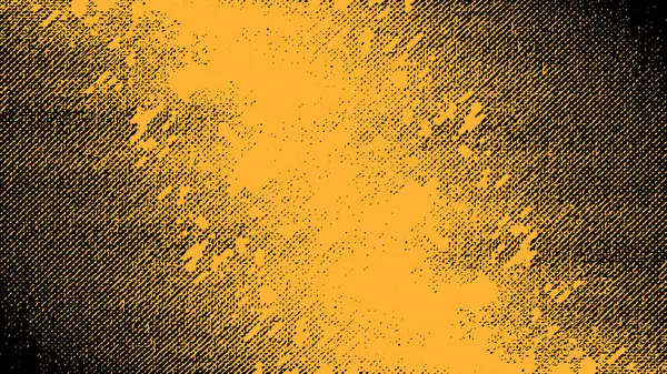 Sarı ve siyah grunge soyut arkaplan yarım ton biçiminde.