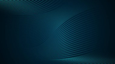 Dalgalı çizgilerle karışık bir arkaplan boyutsal görünüyor..