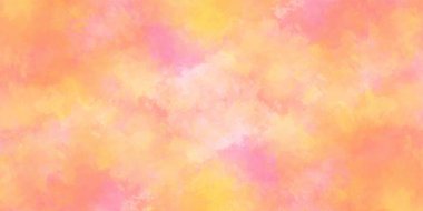 Soyut renkli suluboya arka plan. Açık suluboya kâğıt, resimlere su sıçratarak şekil vermiş. Resim boyama vektörü çizimi. Elle boyanmış doku. Fırça darbeli resim.