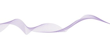 Mavi eğri arka planı olan soyut çizgiler