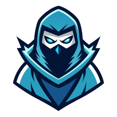 Arktik Ninja Esport Maskot logosu tasarımı