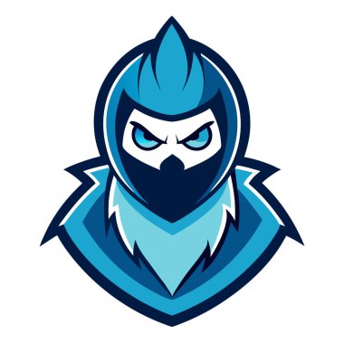 Arktik Ninja Esport Maskot logosu tasarımı