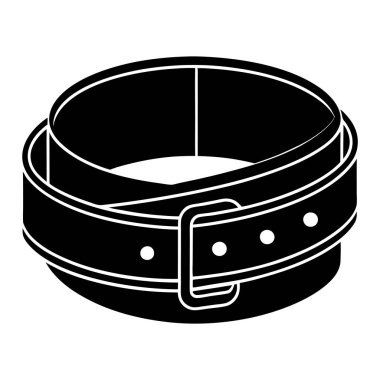 Belts silhouette vector illustration