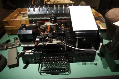 Geheimfernschreiber T52 C, bir 2. Dünya Savaşı şifre makinesi ve teleprinter