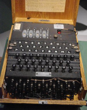 Enigma, bir 2. Dünya Savaşı kripto makinesi.