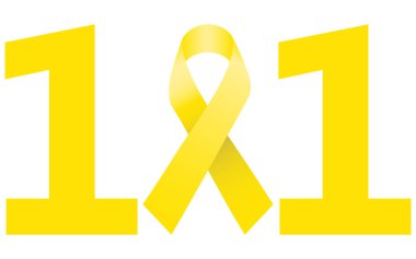 101 kidnapped hostages text with Yellow Ribbon awareness a symbol for the fight to return hostages held by Hamas in Gaza clipart