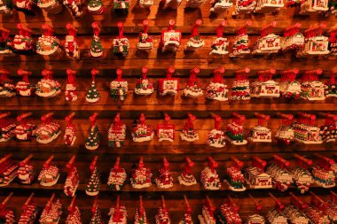 Noel mağazası süsleri duvar görüntüsü