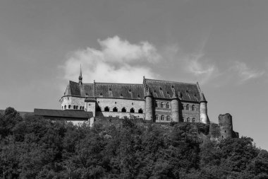 Viaden, Lüksemburg - 29 Haziran 2025: Viaden Şatosu Promoner binadaki en büyük güçlendirilmiş kale.