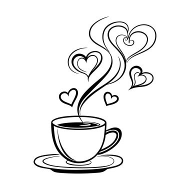 Tatlı Siyah ve Beyaz Özet Çeşitli Tatlı İkizler ve İçecekler