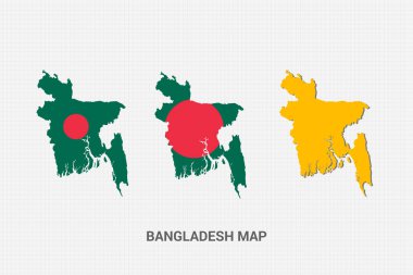 Bangladeş ülkesi için bir dizi bilgi elemanı.
