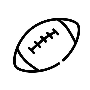 futbol topu ikonu vektör illüstrasyonu