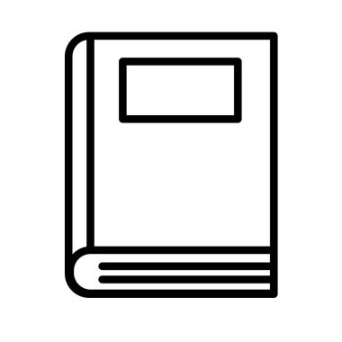 kitap simgesi vektör illüstrasyonu