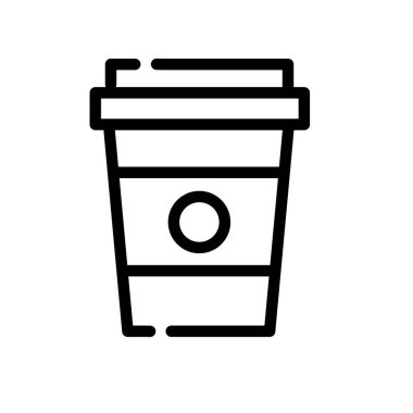 kahve fincanı ikonu vektör illüstrasyonu