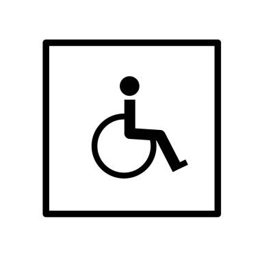 pasifleştirilmiş simge vektör illüstrasyonu