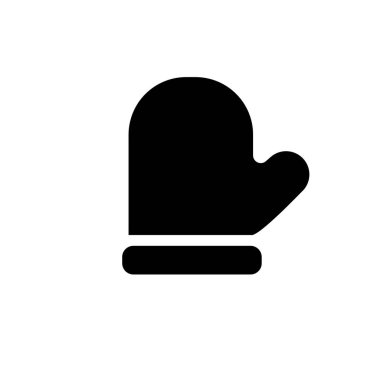 Şeffaf bir arkaplanda el eldiveni çizimi. Birinci kalite semboller. Konsept ve grafik tasarımı için simgeler.