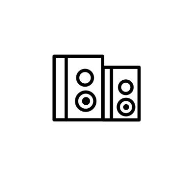 Vektör olarak müzik simgesi. Logotype