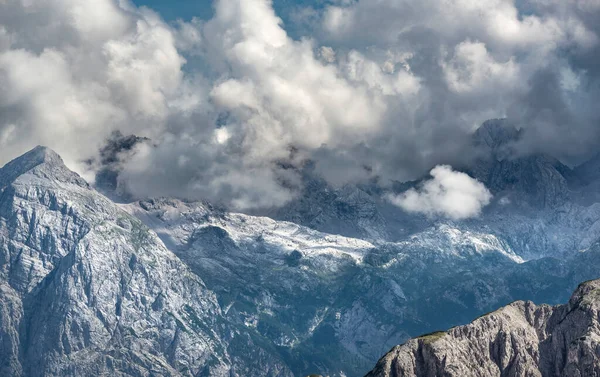Yazın Ünlü Tre Cime Lavaredo Alp Dağları Manzarası Dolomitler Alpler — Stok fotoğraf
