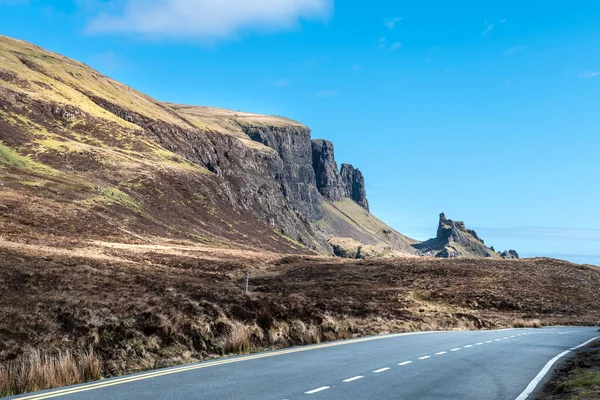 Quiraing Skoçya Skye Adası Nın Güzel Manzarası — Stok fotoğraf