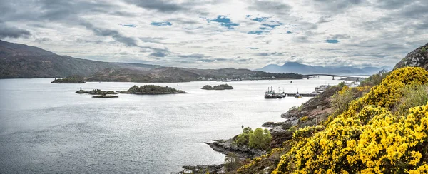 Impresionante Panorama Vista Del Paisaje Escocés Highlands Scotla — Foto de Stock
