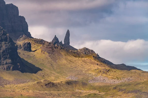 stock image Old Man of Storr panorama view, Scotland, Isle of Skye