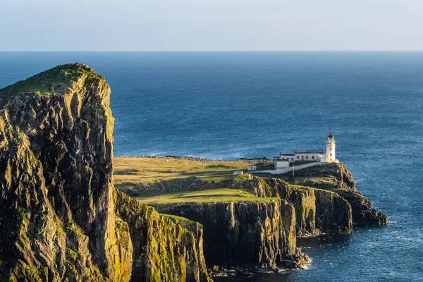 Neist Point deniz feneri manzarası, İskoçya, Skye Adası