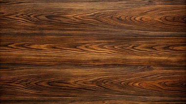 Polished Dark Oak Wood Texture with Warm Brown Tones and Smooth Grain Patterns clipart