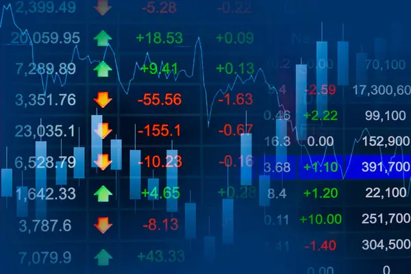 Borsa finans sektörü, ekonomi eğilimi dijital teknoloji.